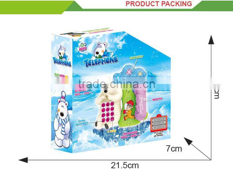 Funny caetoon musical telephone call lamaze baby toys