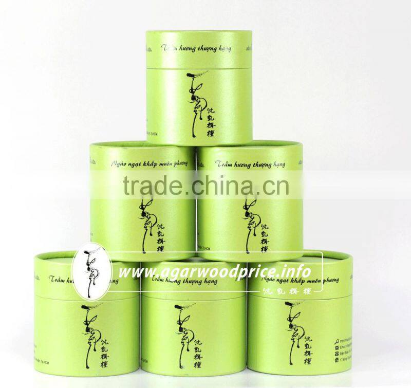 Agarwood incense coils - When burning, it has a sweet and mild scent