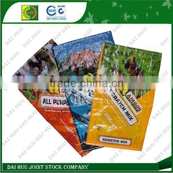 Moisture Proof PP Laminated Woven Animal Feed Packing Bag