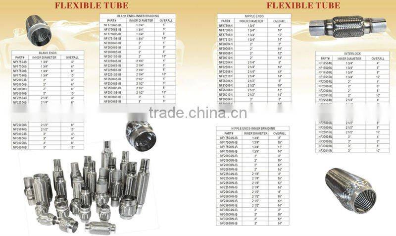 1-3/4"---5" flexible pipe/flexibe tube/exhaust pipe/exhaust tube