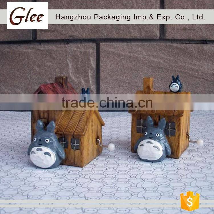 synthetic resin gift christmas mini music box