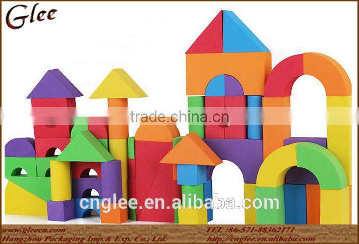 High quality educational building block eva toys for child