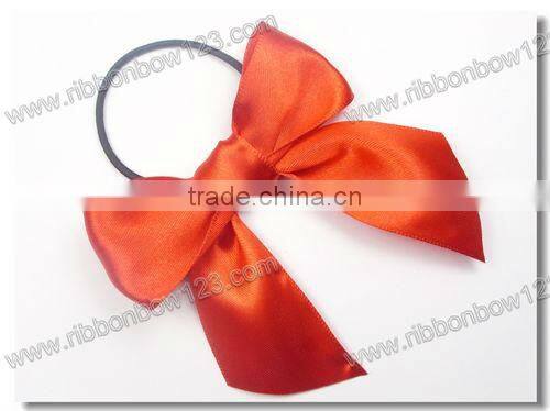 Elastic loop Satin ribbon wine bottle bow tie