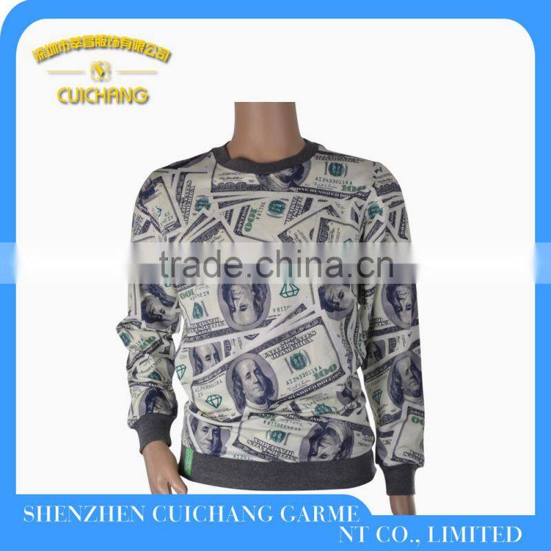 Custom design sweatshirt with sublimation printing