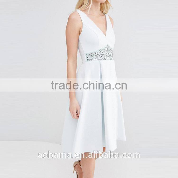 bodycon sleeveless Front short long back cocktail dresses party dresses