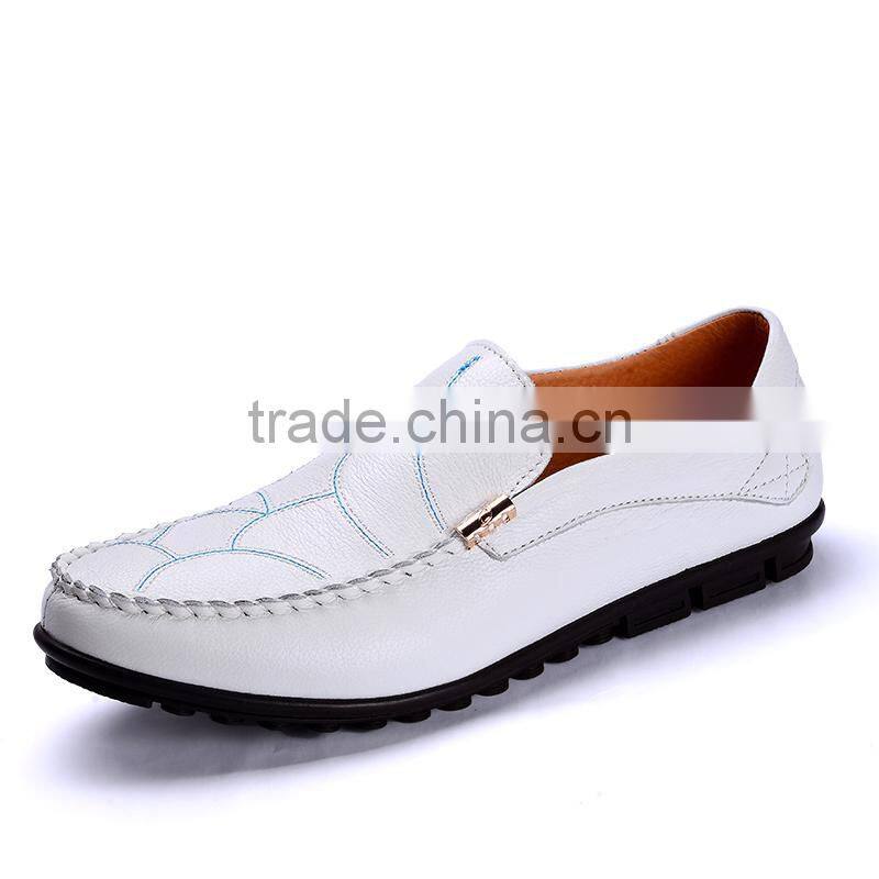 high quality top layer cow leather casual shoes fashion for male, men leather peas shoes casual have sample for adults