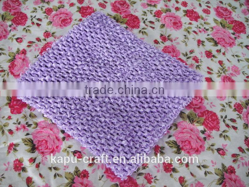 Solid color 9 inch girls crochet tube top lined children tube tops