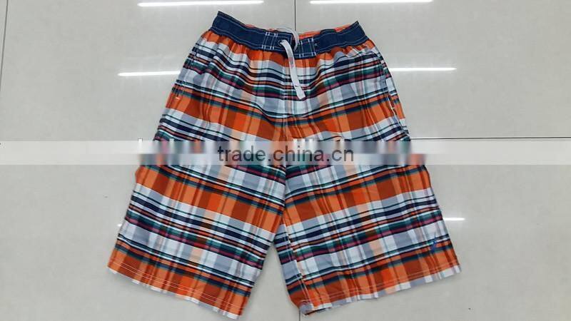 Kid's fashion comfortable brand sport shorts pants garment stock lot