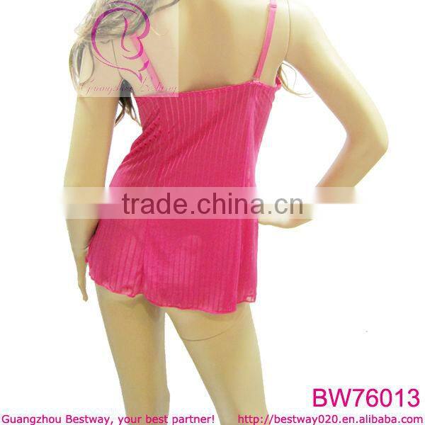 Lingerie sexy red women lingerie without panties