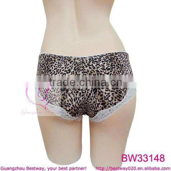 Promotional gift leopard panties sexy lady underwear
