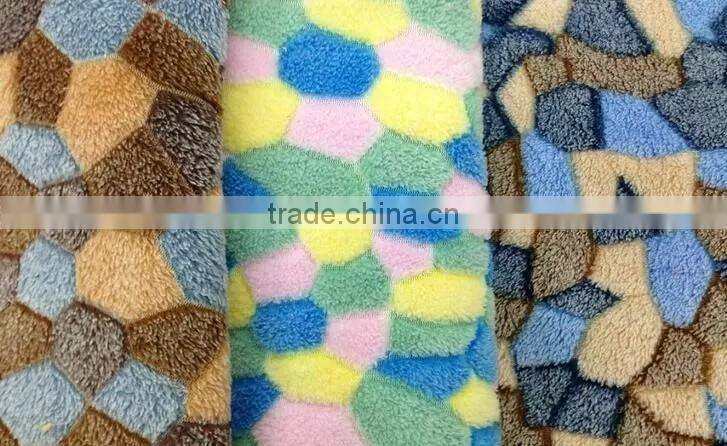 super soft printed jacquard coral fleece blanket