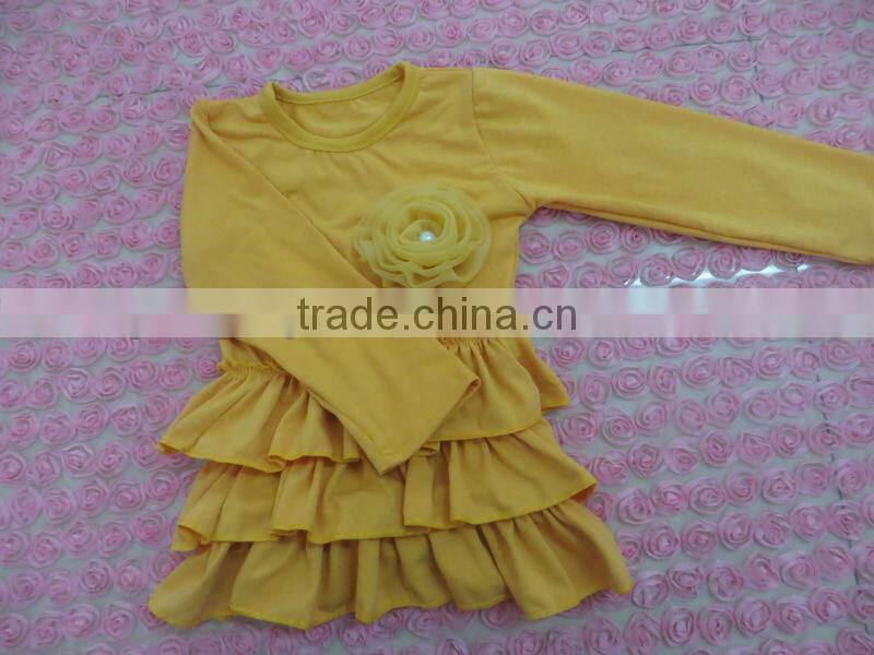 Baby girl colorful formal shirt for girls ruffle sleeve t shirt baby girls clothing for kids t shirts