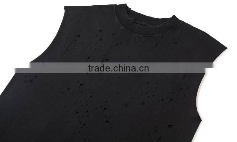 eaten muscle tee with custom logo for man