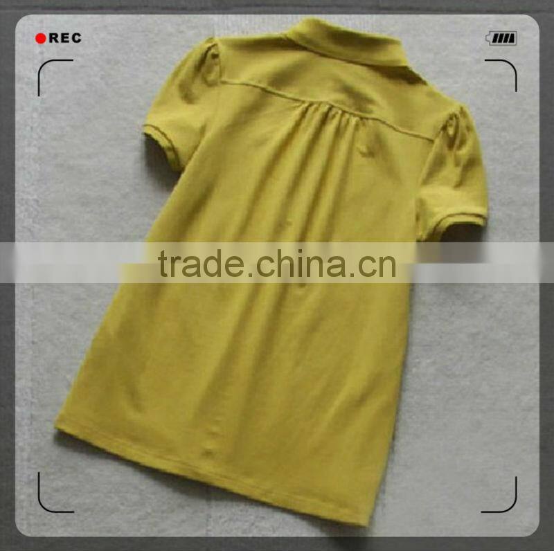 Ladies Fashion Jersey Polo Dress shirt 201309