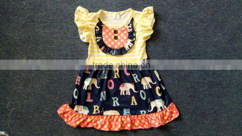 Fashion Halloween kid garment baby clothes boutique Halloween baby dress
