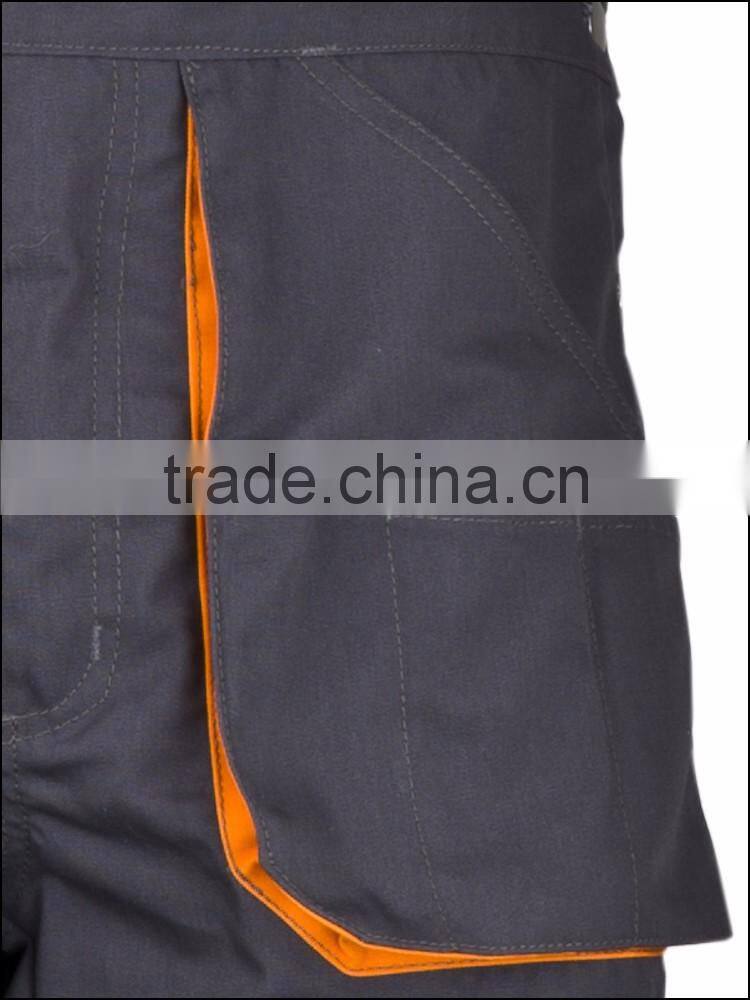 Workwear polycotton denim bib pants men's overalls