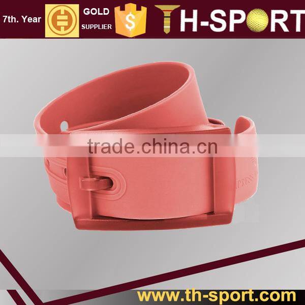 Custom Red Golf Silicone Belt