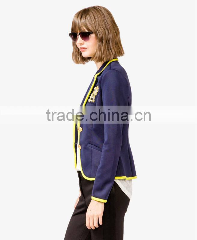 Nautical Neon Trim Blazer