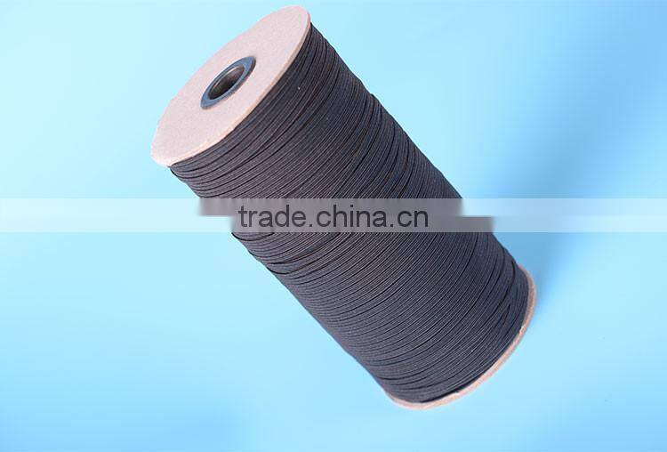 Braided Elastic Cord/Elastic Band/Elastic Rope/Bungee/Black Heavy Stretch Knit Elastic Spool