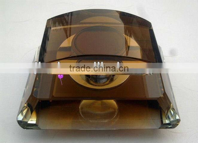 Custom any color good k9 crystal glass perfume bottle