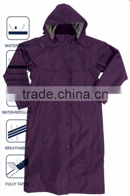 3/4 Long Waterproof Horse Riding Clothes for women