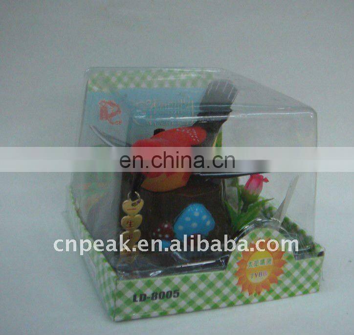 Solar gift with lucky bird flip flap