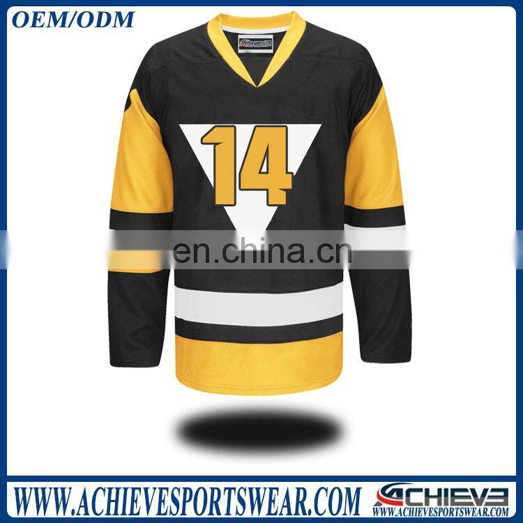 custom made printing hockey uniforms wholesale blank Ice hockey jersey sublimation team hockey wear