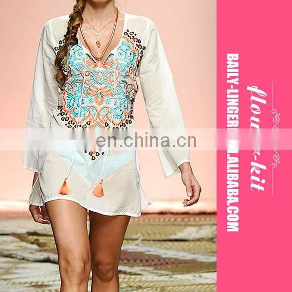 Wholesale Summer Women Chiffon Beach Kaftan