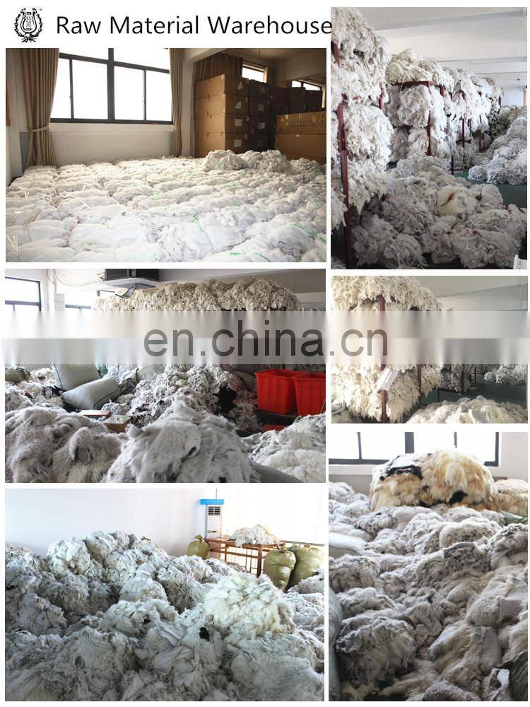 Winter Fur And Leather Overcoat Fox Fur Collar Sheepskin Fur Coat Cream Collar Lamb Fur Jacket