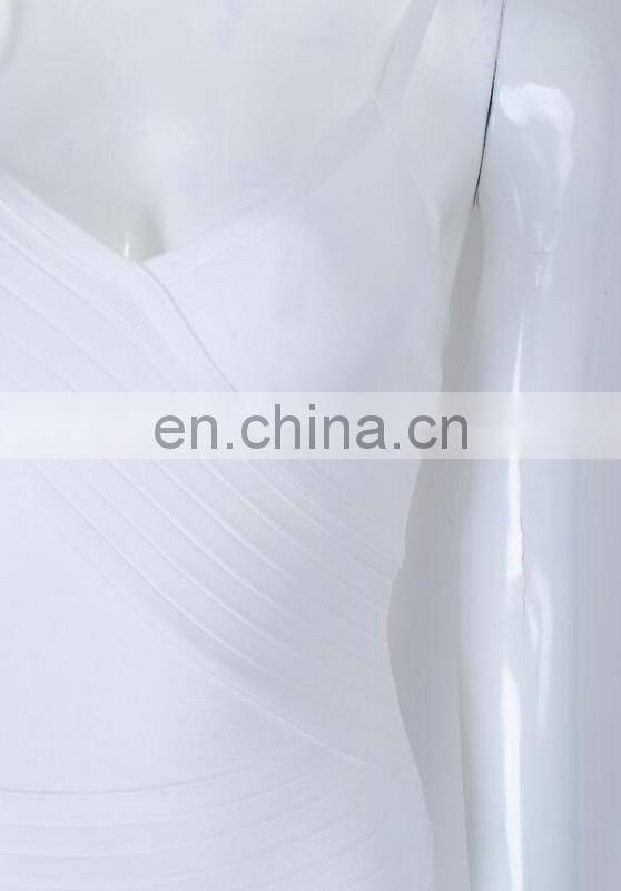 Amigo 2017 new style orange midi sexy mermaid bandage dress fish strap elegant evening dresses for women party wear