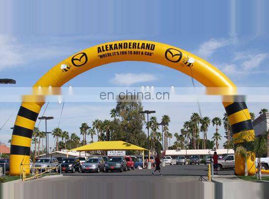 Heart shaped inflatable archway for advertising/commercial inflatable arch for promotiion
