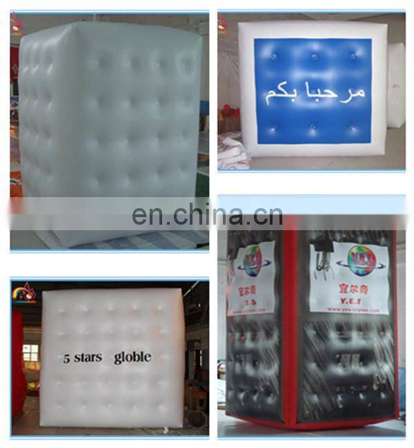 Attractive inflatable led blimp, commercial led lighted inflatable zeppelin,giant inflatable helium airship for sale