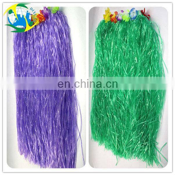 Colorful Plastic Hula Skirt/Paper Grass Skirt(DX-JQ-00211)