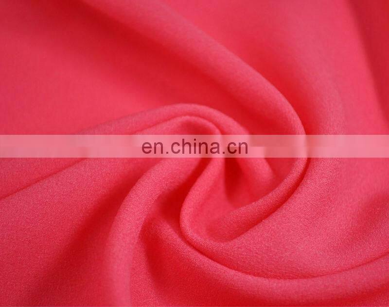 Polyester Faille Fabric imitated silk Crepe De Chine