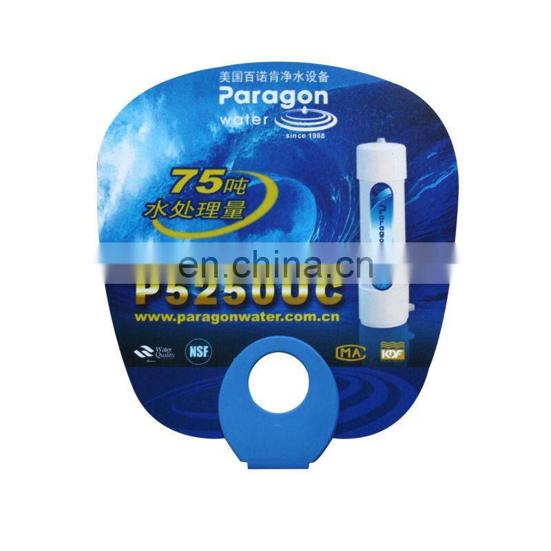 nice quality logo design customising printed hand held fans