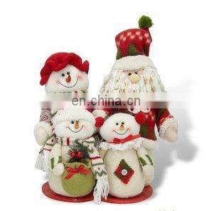 handmade well dressed christmas snowman