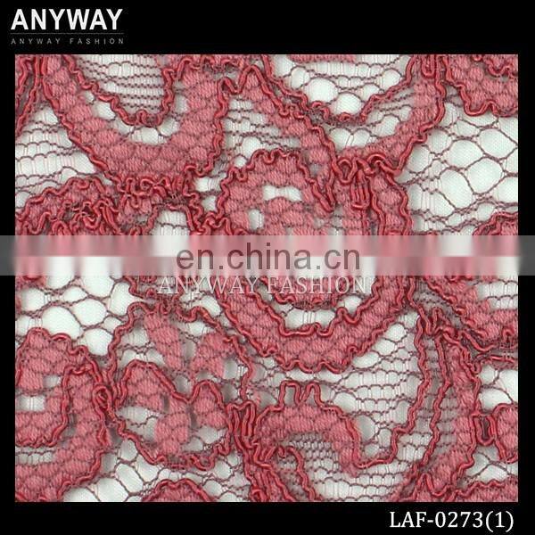 Fashion 3d lace fabric high quality guipure lace fabric wholesale cord lace fabric for women