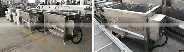 Small Scale French Fries Making Machine Potato Chips Processing Plant