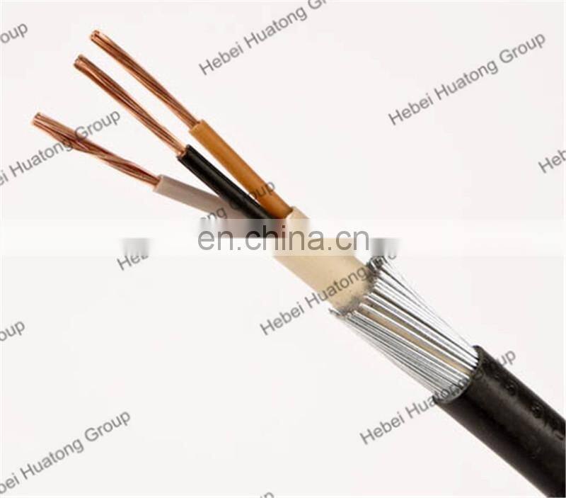 LV/MV xlpe insulated or pvc insulated types of electrical underground cables