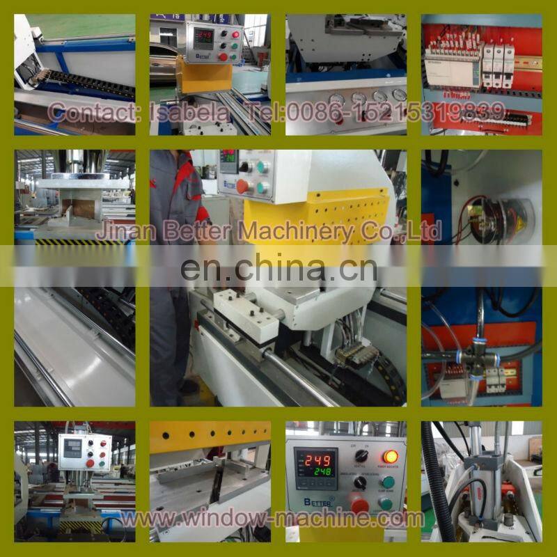 PVC&UPVC Window Door Welding Machinery / Two Heads Welding Machine/Weld Plastic window and door machine
