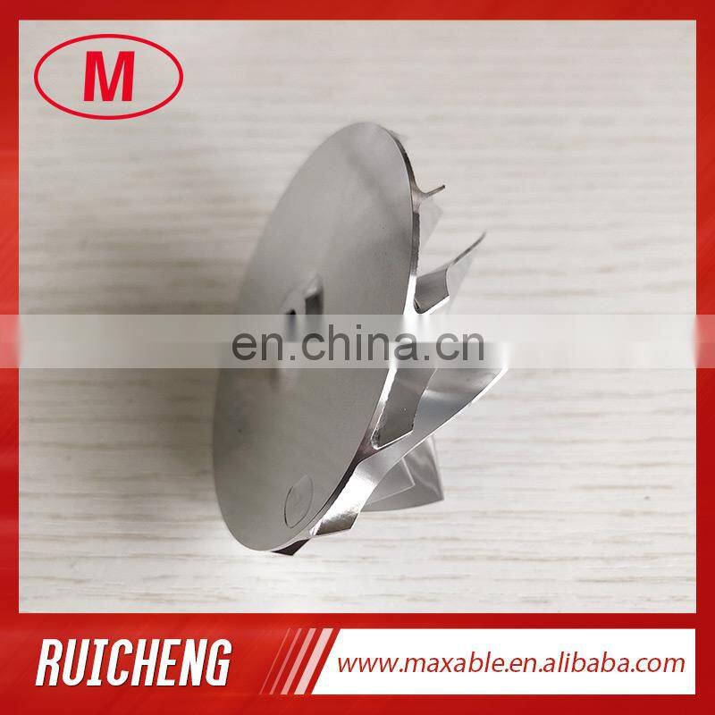 CT12 6+6 blades 43.08/58.03mm 17291-67010 turbocharger milling/aluminum 2618 /billet compressor wheel for 17201-67010