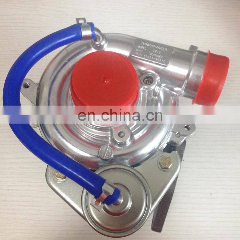 CT16 17201-30070 17201 30070 turbo Turbocharger For LandCruiser Land Cruiser Hiace D4D 2KD 2KD-FTV 2KDFTV 2.5L oil cooled