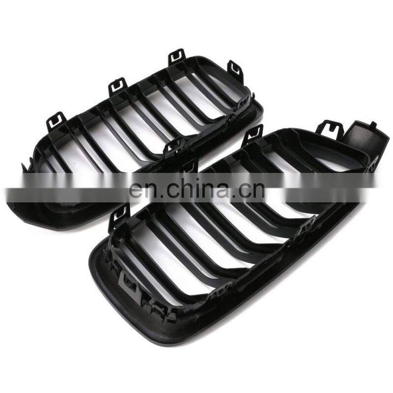 Twin FIns Front Kindey for BMW f30 Grille Grill color Gloss Black Grille For BMW F30 F31 2012 Up 3 Series 320i 328i 335i 335i