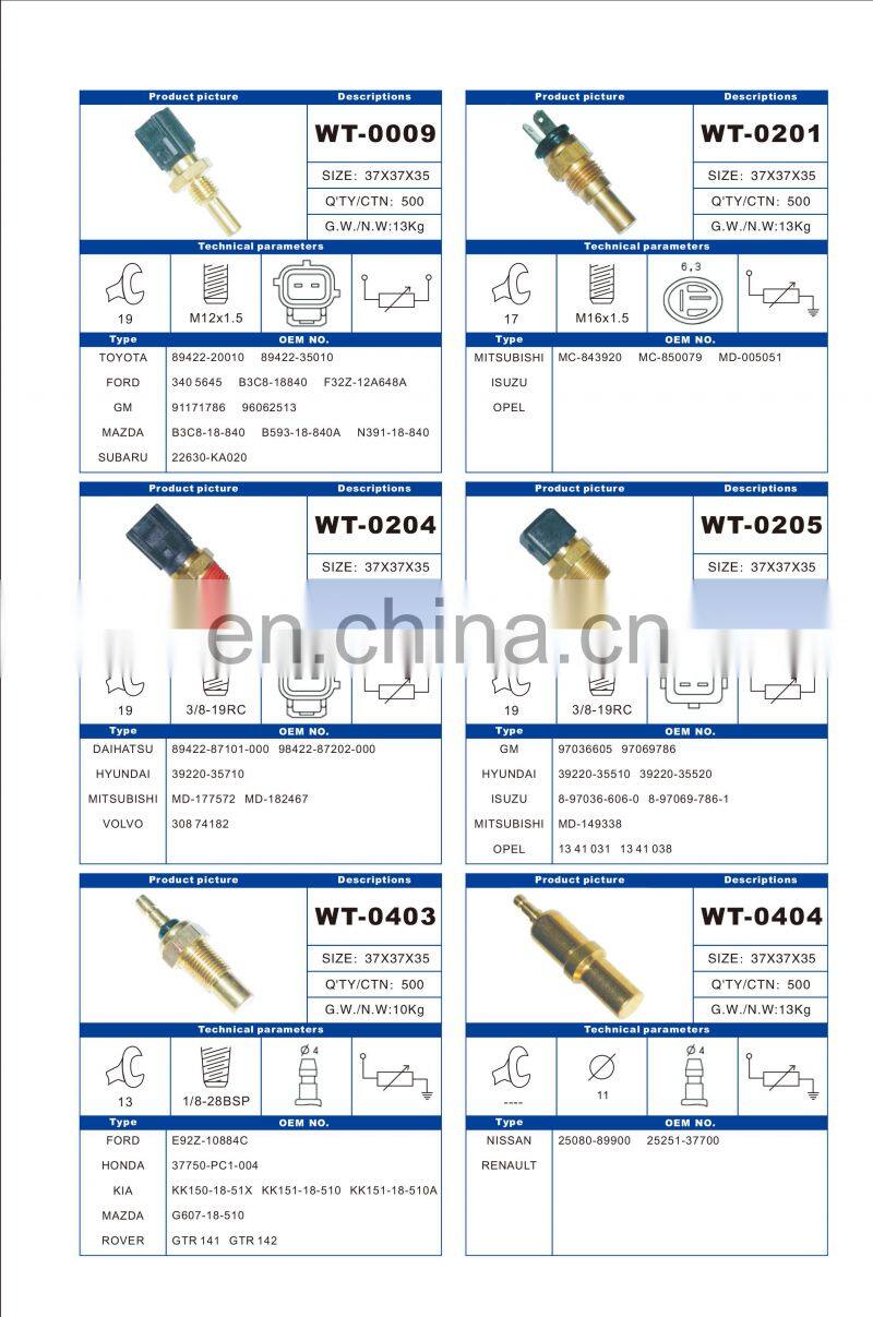 Water temp senor  for DAIHATSU APPLAUSE OEM 89422-87101-000 98422-87202-000 39220-35710