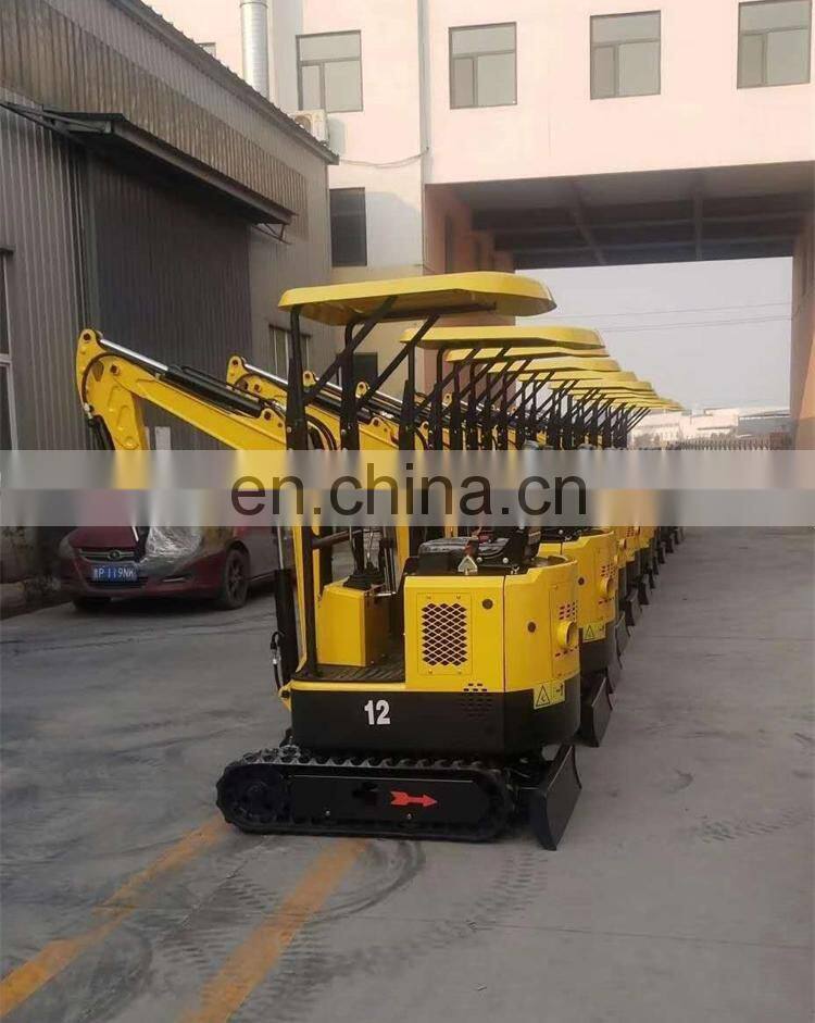 walk behind mini excavator 1.0 ton mini excavator with track extension chinese mini excavator for sale