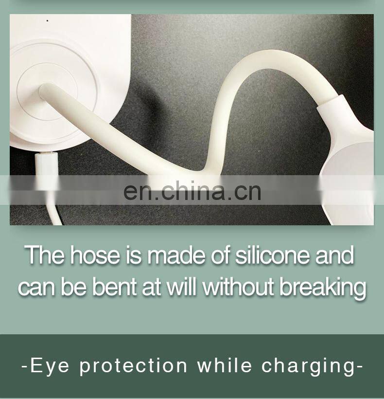 2020 new product lamp with wireless charging QI 10W Mobile Phone power bank charging station high quality wireless charger lamp