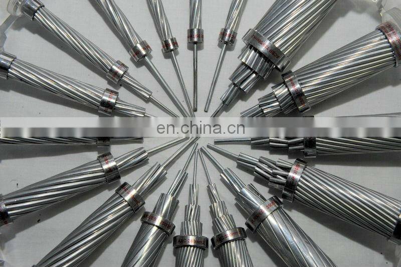 Overhead Conductor 100mm2 ACSR, AAC, AAAC, ACSS/TW, ACCC, AACSR, ACAR, OPGW 1350 hard draw aluminum strands for power stations