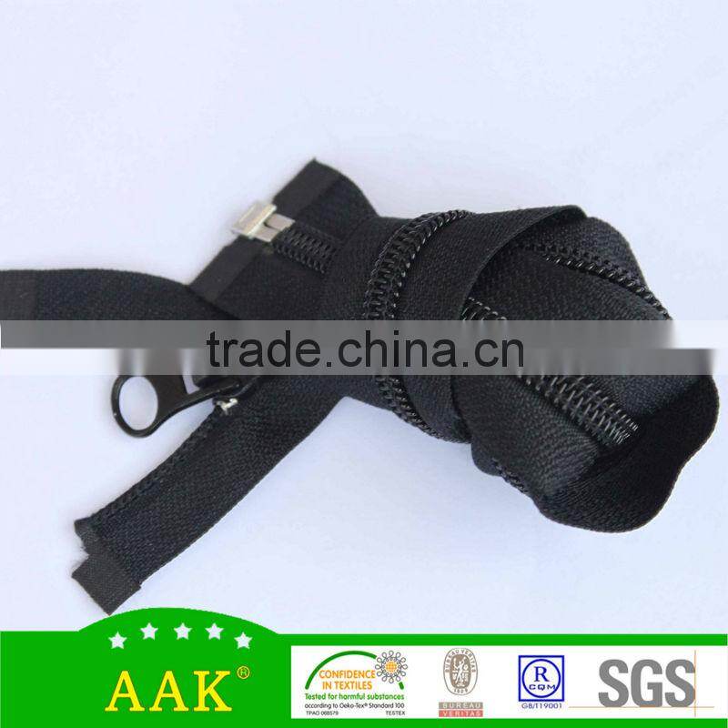 China supplier 5# auto lock with pin and box nylon zipper