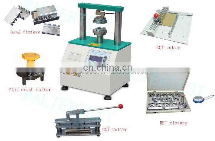 Paper Carton CMT CCT ECT PAT Ring Crushing Testing Machine