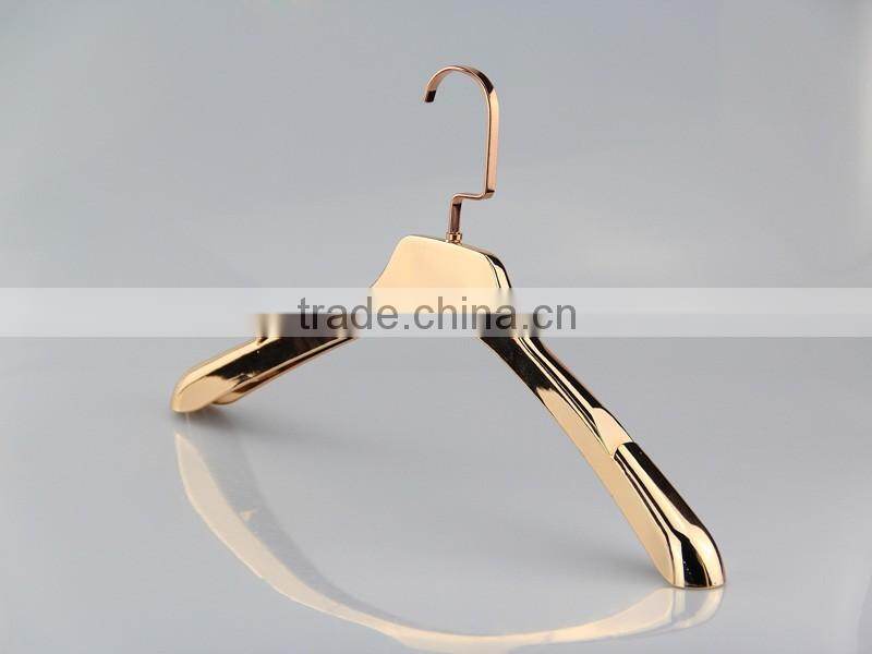 hot sale electronic plated hanger with rose gold hook for lady